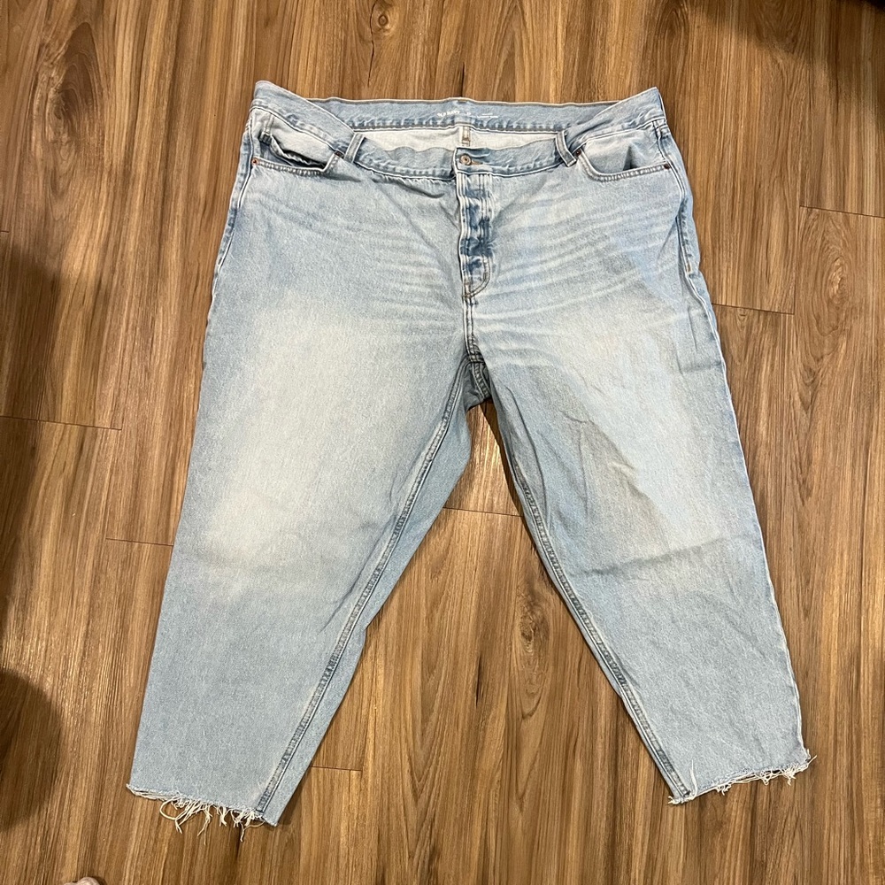 Old Navy Light Washed Wide Leg Jeans Size 22